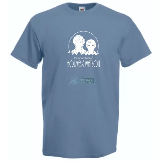 The Adventures of Holmes and Watson férfi rövid ujjú póló