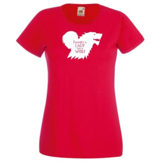 I'm a Wolf - GOT Arya Stark női rövid ujjú póló