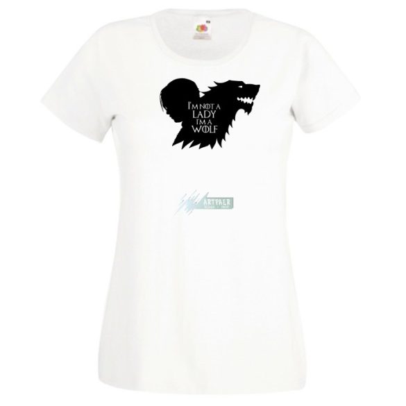 I'm a Wolf - GOT Arya Stark női rövid ujjú póló