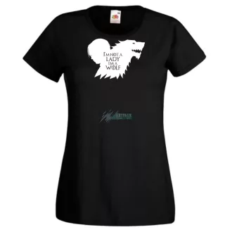 I'm a Wolf - GOT Arya Stark női rövid ujjú póló