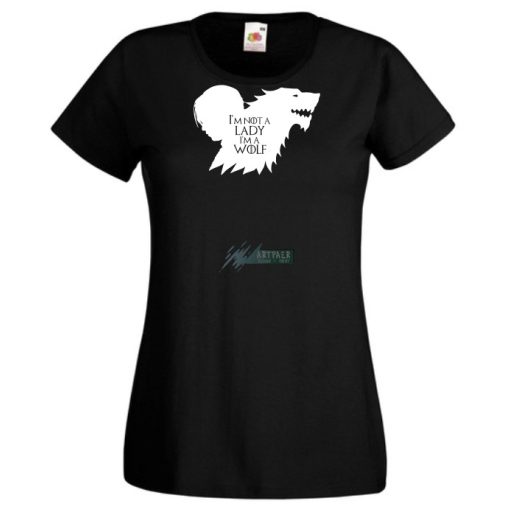 I'm a Wolf - GOT Arya Stark női rövid ujjú póló