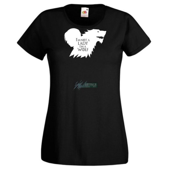 I'm a Wolf - GOT Arya Stark női rövid ujjú póló