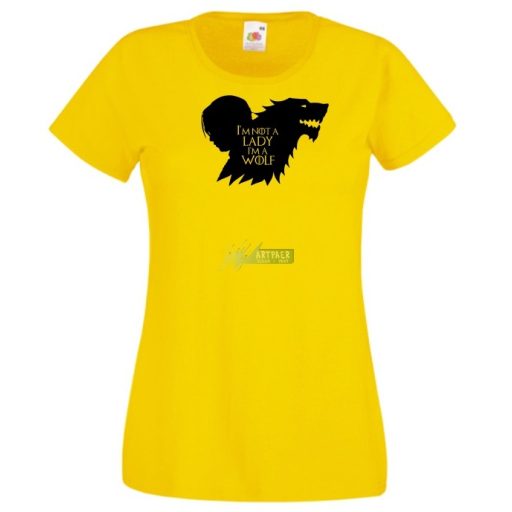 I'm a Wolf - GOT Arya Stark női rövid ujjú póló