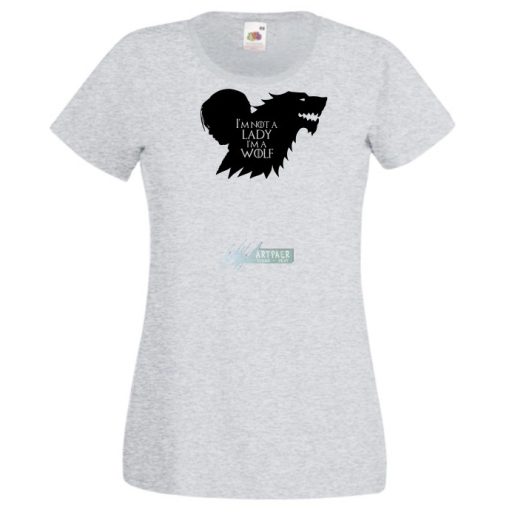 I'm a Wolf - GOT Arya Stark női rövid ujjú póló