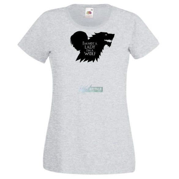 I'm a Wolf - GOT Arya Stark női rövid ujjú póló