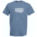 Bar Code Girl férfi rövid ujjú póló