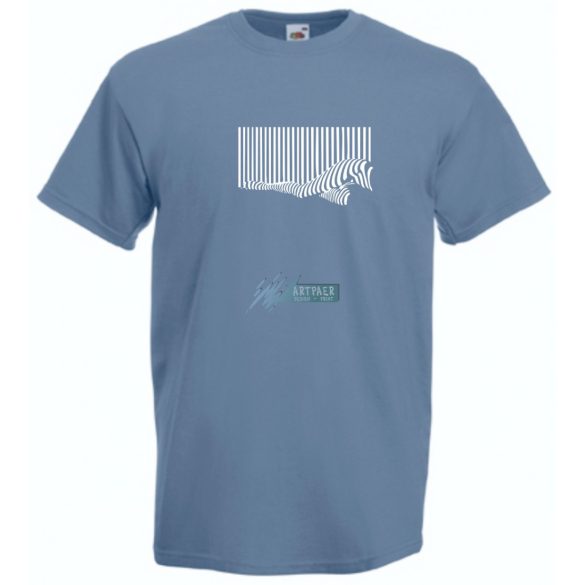 Bar Code Girl férfi rövid ujjú póló