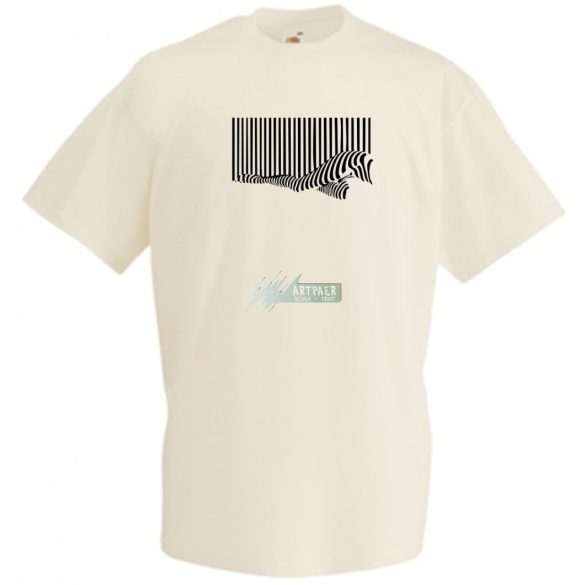 Bar Code Girl férfi rövid ujjú póló