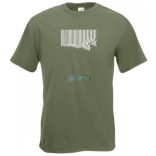 Bar Code Girl férfi rövid ujjú póló