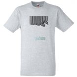 Bar Code Girl férfi rövid ujjú póló