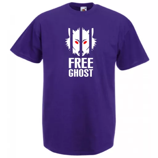 Free Ghost - GOT White Wolf férfi rövid ujjú póló