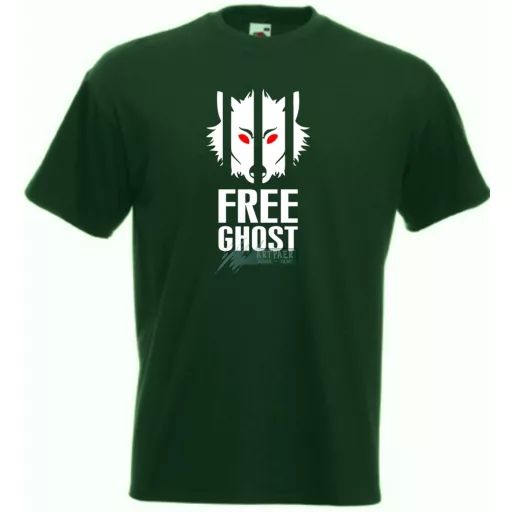Free Ghost - GOT White Wolf férfi rövid ujjú póló