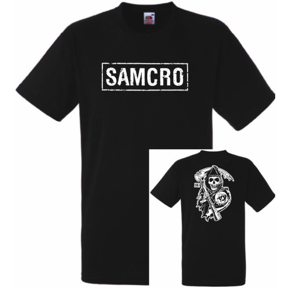 Samcro SOA - 2 old.grafika férfi rövid ujjú póló