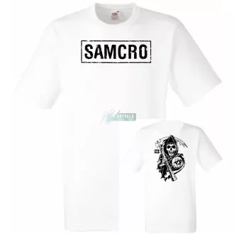 Samcro SOA - 2 old.grafika férfi rövid ujjú póló