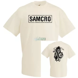 Samcro SOA - 2 old.grafika férfi rövid ujjú póló