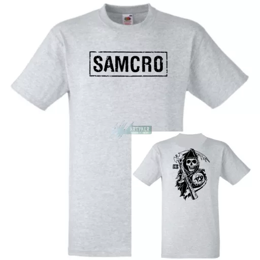 Samcro SOA - 2 old.grafika férfi rövid ujjú póló