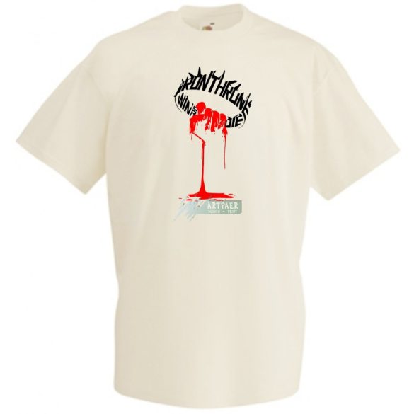 GOT Styled Iron and Blood férfi rövid ujjú póló