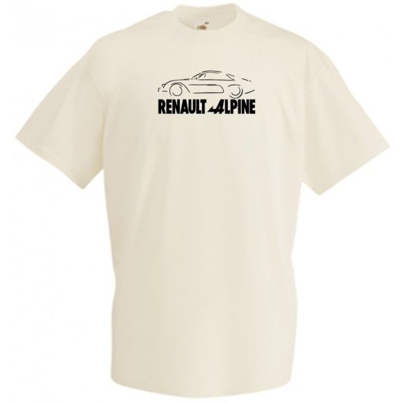 Autó fan Renault Alpine férfi rövid ujjú póló