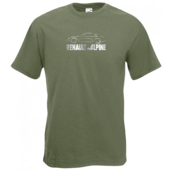 Autó fan Renault Alpine férfi rövid ujjú póló