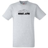 Autó fan Renault Alpine férfi rövid ujjú póló