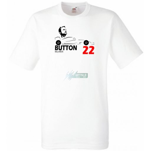 Autóverseny rajongó - Button gyerek rövid ujjú póló