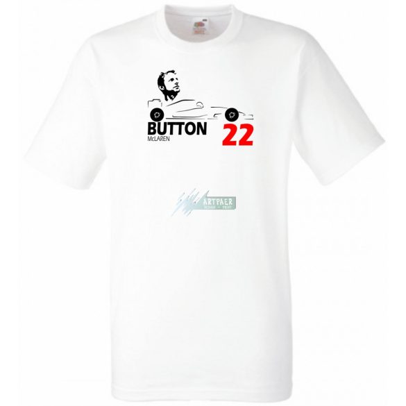 Autóverseny rajongó - Button gyerek rövid ujjú póló