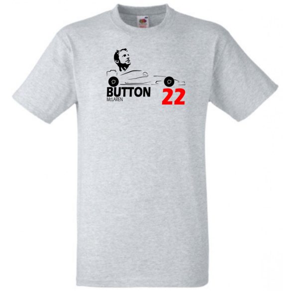 Autóverseny rajongó - Button férfi rövid ujjú póló