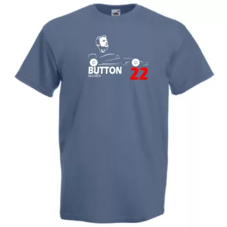 Autóverseny rajongó - Button férfi rövid ujjú póló