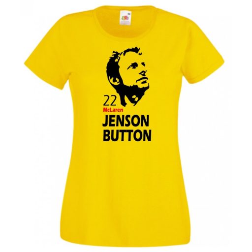 Autóverseny rajongó - Button női rövid ujjú póló