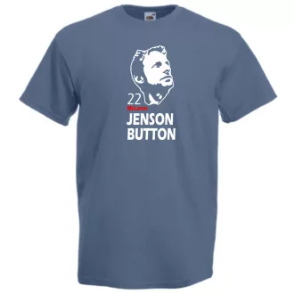Autóverseny rajongó - Button férfi rövid ujjú póló