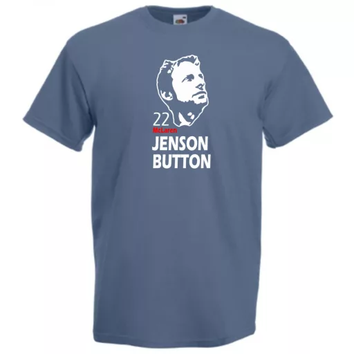 Autóverseny rajongó - Button férfi rövid ujjú póló