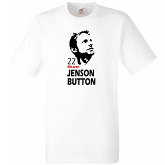 Autóverseny rajongó - Button férfi rövid ujjú póló