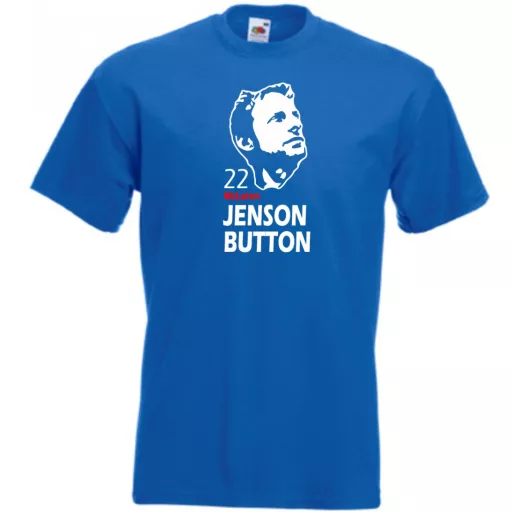 Autóverseny rajongó - Button férfi rövid ujjú póló