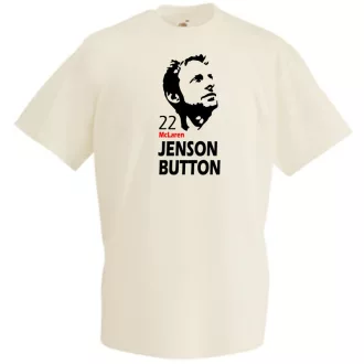 Autóverseny rajongó - Button férfi rövid ujjú póló