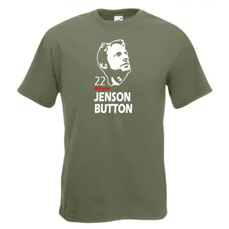 Autóverseny rajongó - Button férfi rövid ujjú póló