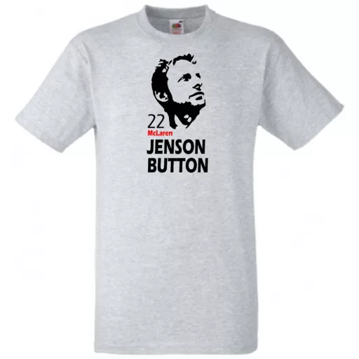 Autóverseny rajongó - Button férfi rövid ujjú póló