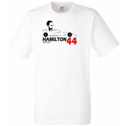 Autóverseny rajongó - Hamilton férfi rövid ujjú póló