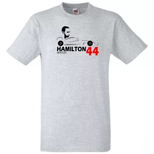 Autóverseny rajongó - Hamilton férfi rövid ujjú póló