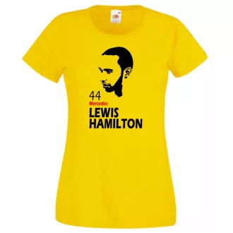 Autóverseny rajongó - Hamilton női rövid ujjú póló