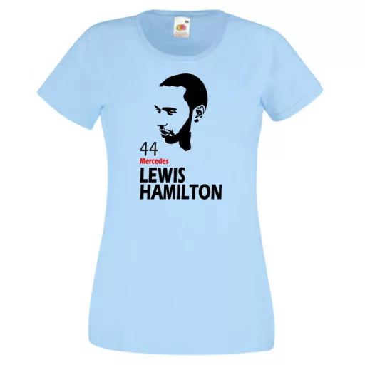Autóverseny rajongó - Hamilton női rövid ujjú póló