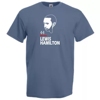 Autóverseny rajongó - Hamilton férfi rövid ujjú póló