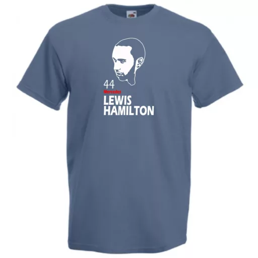 Autóverseny rajongó - Hamilton férfi rövid ujjú póló