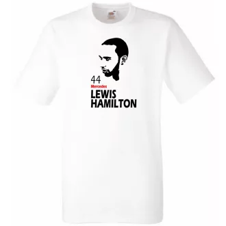Autóverseny rajongó - Hamilton férfi rövid ujjú póló