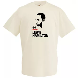 Autóverseny rajongó - Hamilton férfi rövid ujjú póló