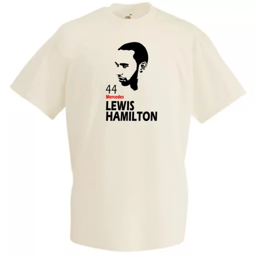 Autóverseny rajongó - Hamilton férfi rövid ujjú póló
