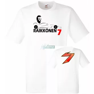   Autóverseny rajongó - Raikkonen 2 oldalas gyerek rövid ujjú póló