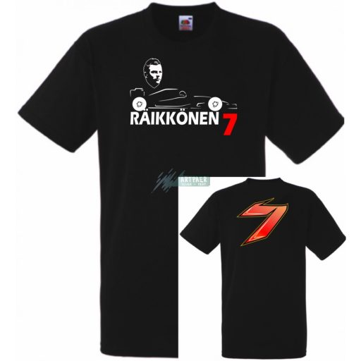 Autóverseny rajongó - Raikkonen 2 oldalas gyerek rövid ujjú póló