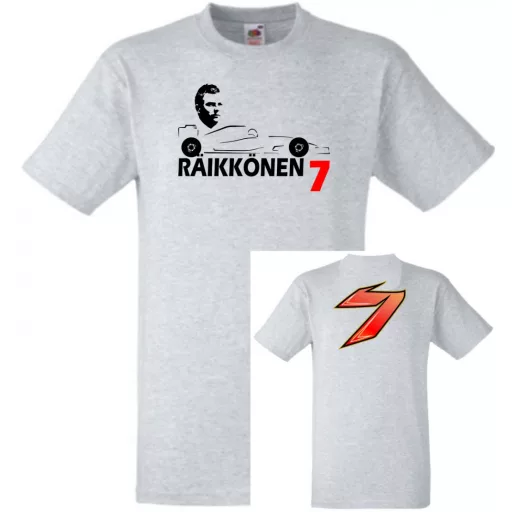 Autóverseny rajongó - Raikkonen 2 oldalas férfi rövid ujjú póló