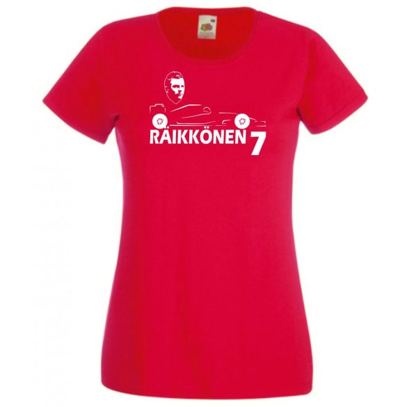 Autóverseny rajongó - Raikkonen női rövid ujjú póló