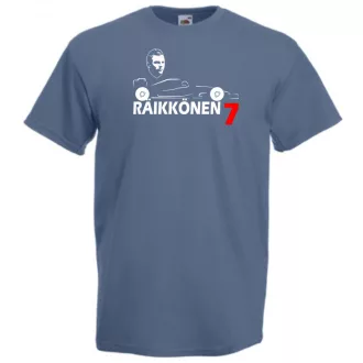 Autóverseny rajongó - Raikkonen férfi rövid ujjú póló